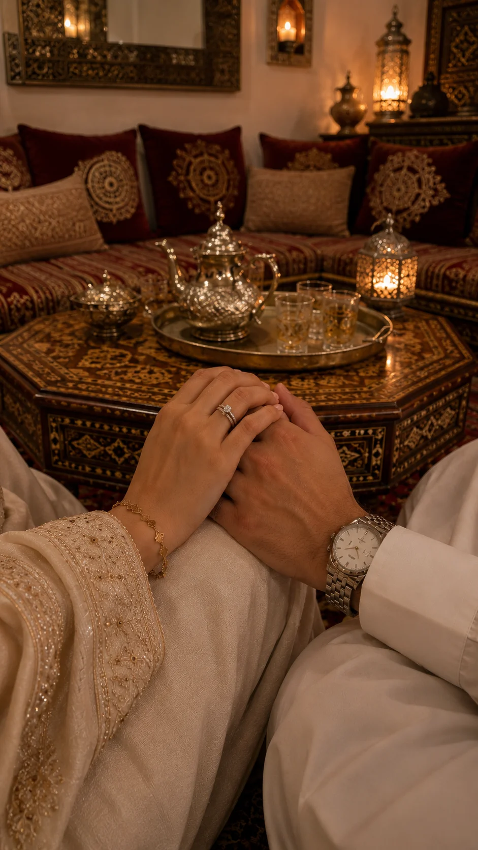 Cérémonie du thé lors d'un mariage chleuh